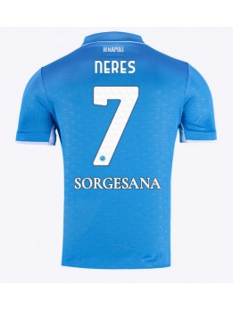 SSC Napoli David Neres #7 Domaci Dres 2024-25 Kratak Rukavima